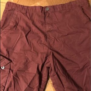 Marc Ecko Cut & Sew Cargo Khaki Shorts Size 40